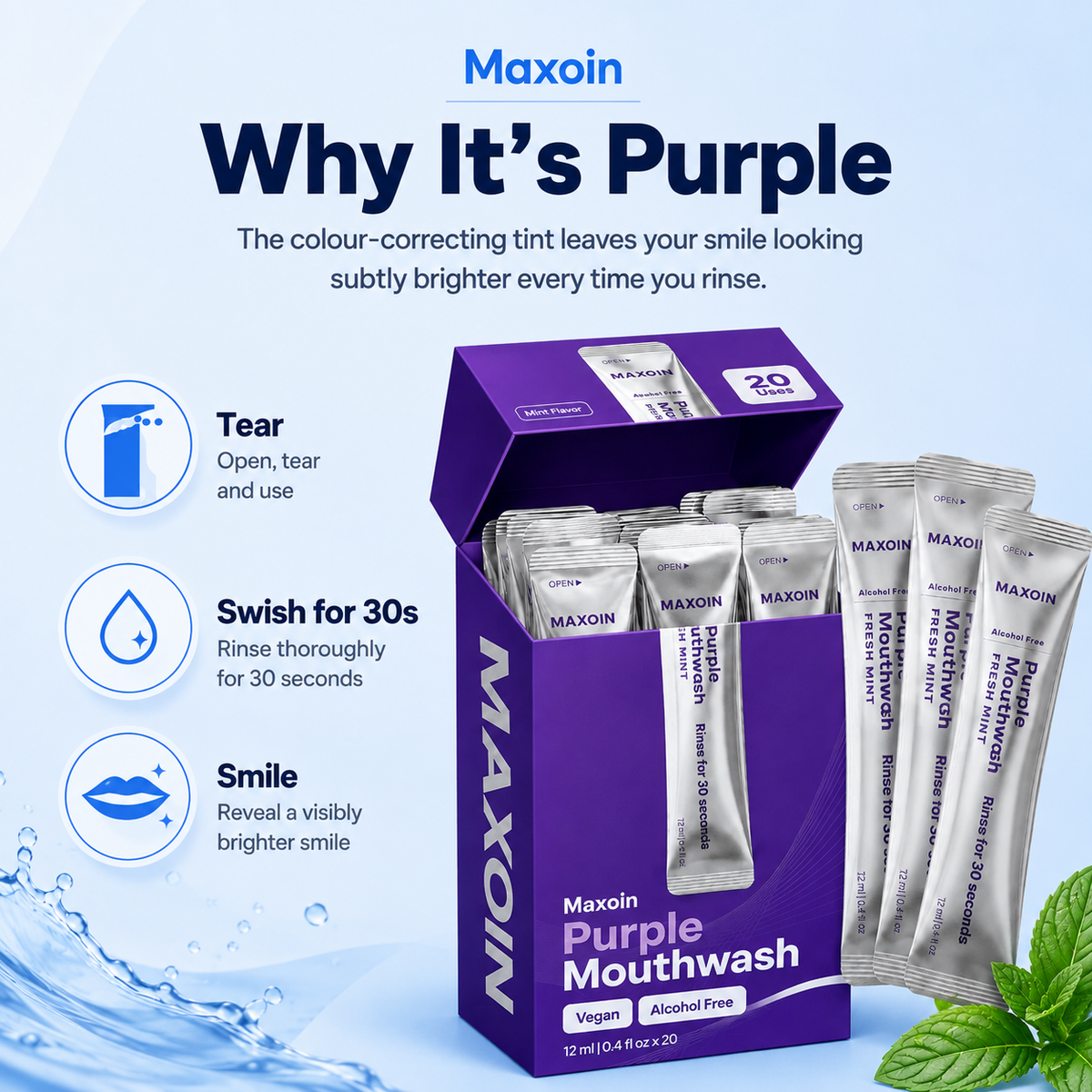 Maxoin Purple Mouthwash™