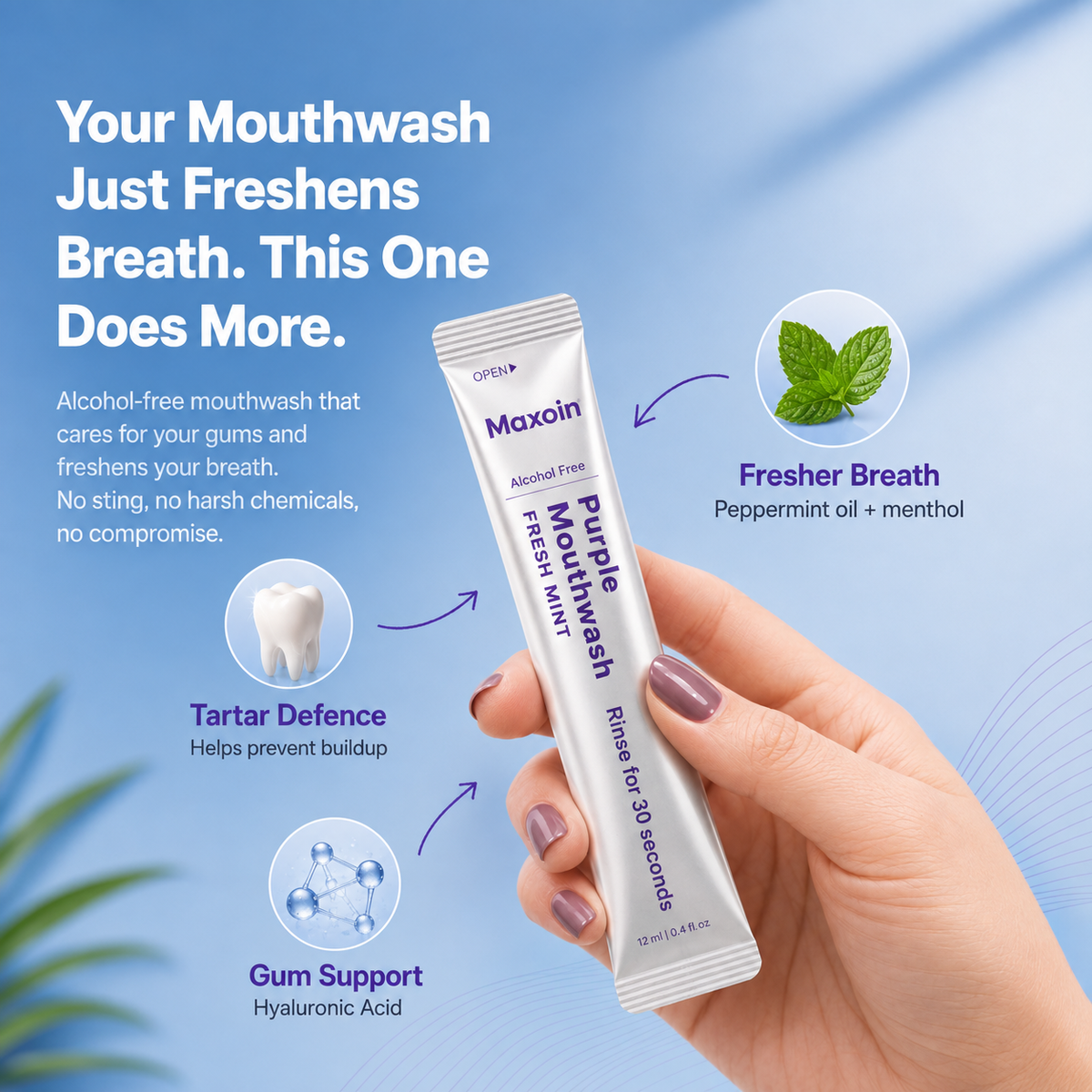 Maxoin Purple Mouthwash™