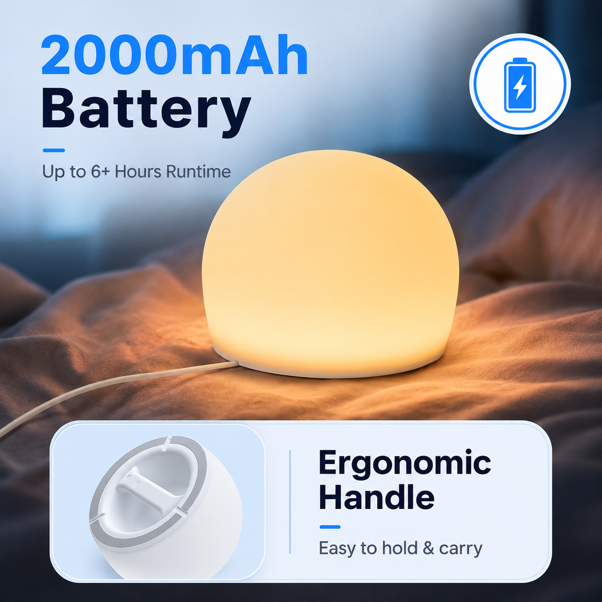 CalmSphere™ Sensory Tap Light