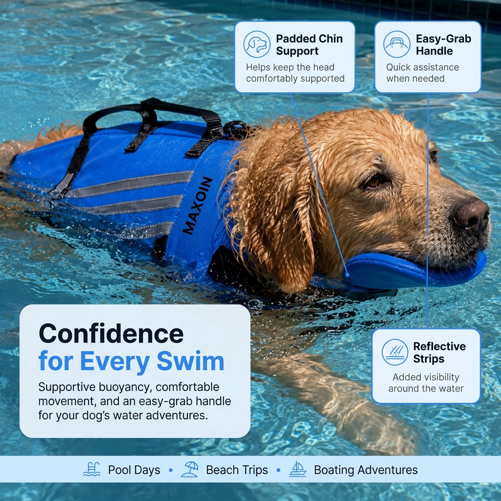Maxoin PawFloat™ Dog Life Jacket